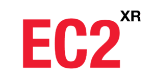 EC2XR logo in bold red and black text, representing the extended reality brand of Images for Industry Ltd.